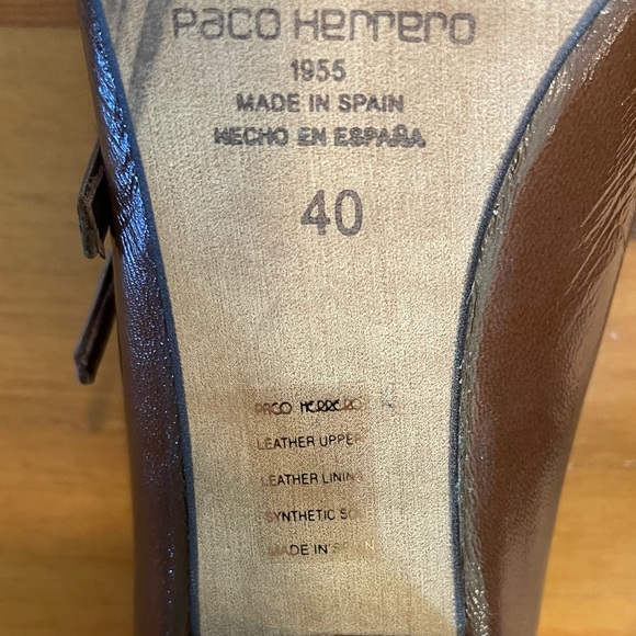 Paco Herrero Leather Heels Spanish made - Picture 3 of 9